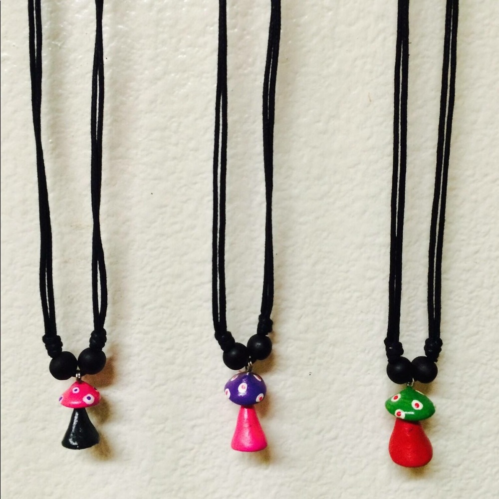 Handmade Mushroom Chokers